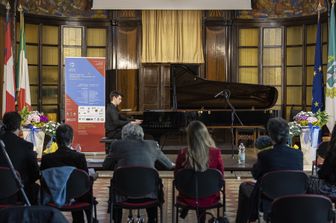 Un'audizione del Concorso pianistico internazionale di Arona