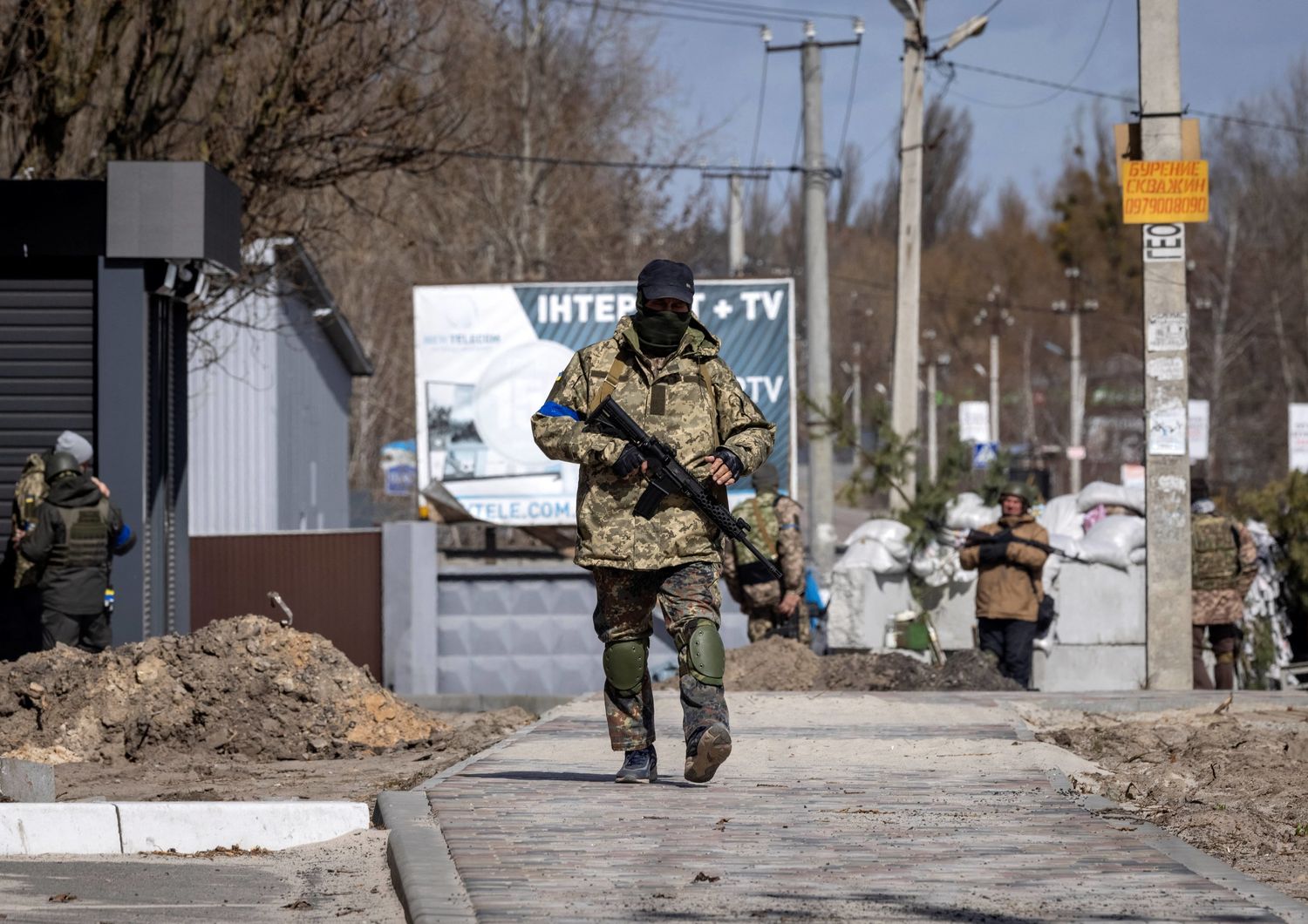 quadrante&nbsp;fronte statico a Kiev&nbsp;