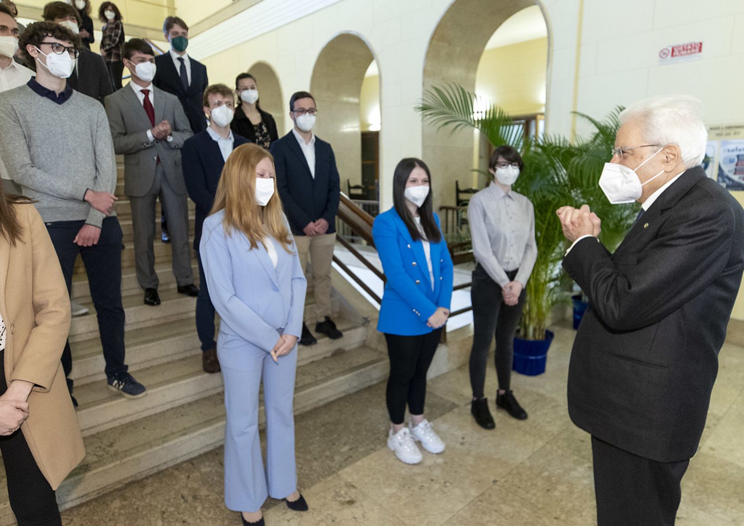 Il Presidente della Repubblica Sergio Mattarella all'Universit&agrave; degli Studi di Trieste&nbsp;