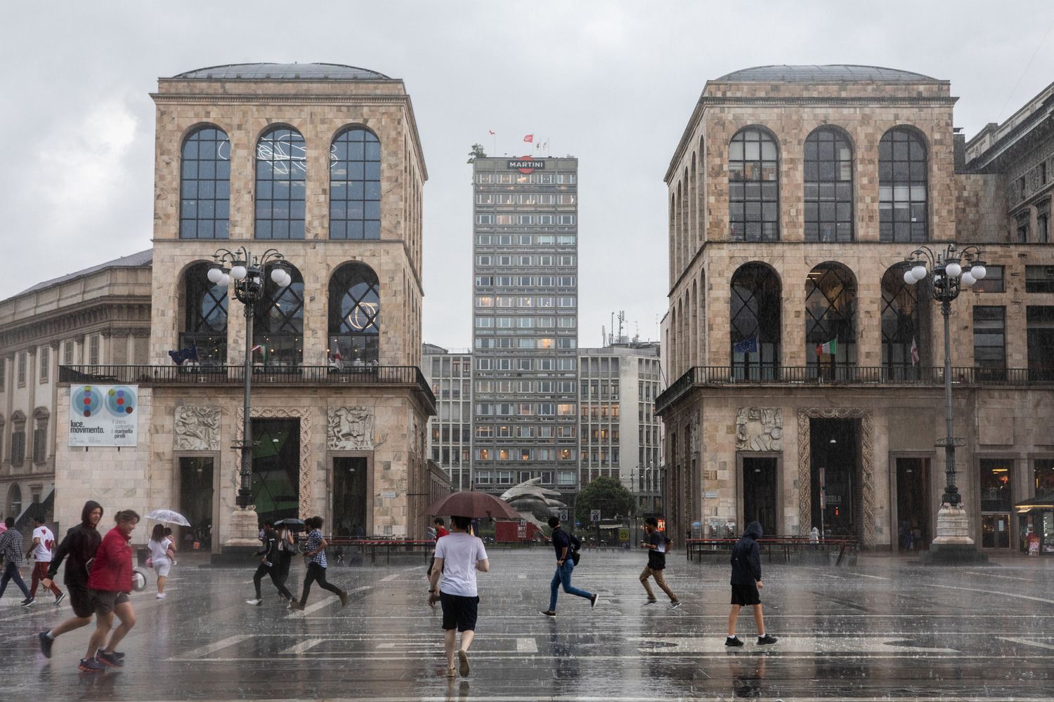 Pioggia a Milano&nbsp;