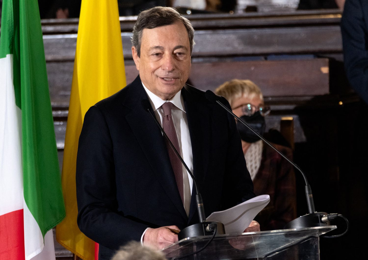 Il presidente del Consiglio, Mario Draghi