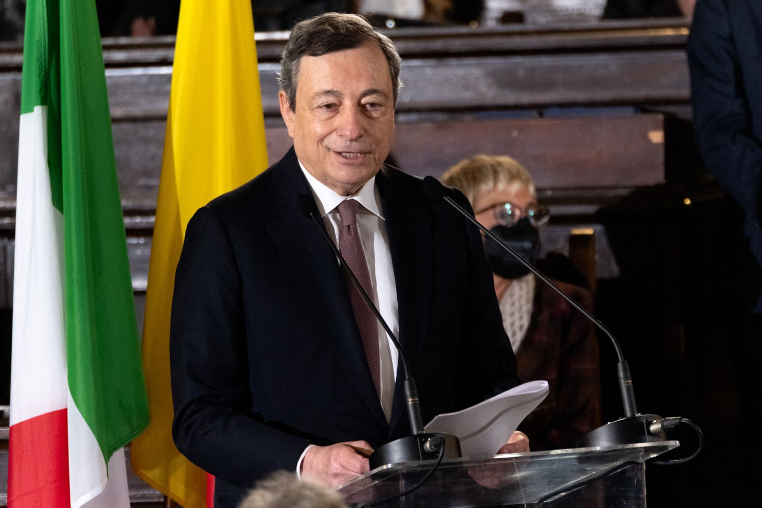 Il presidente del Consiglio, Mario Draghi