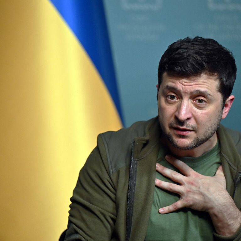 &nbsp;Zelensky, presidente ucraino