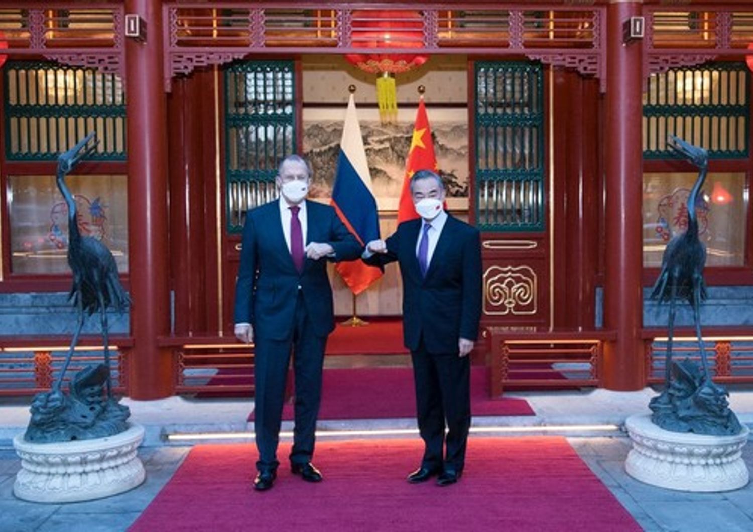 Sergei Lavrov e Wang Yi