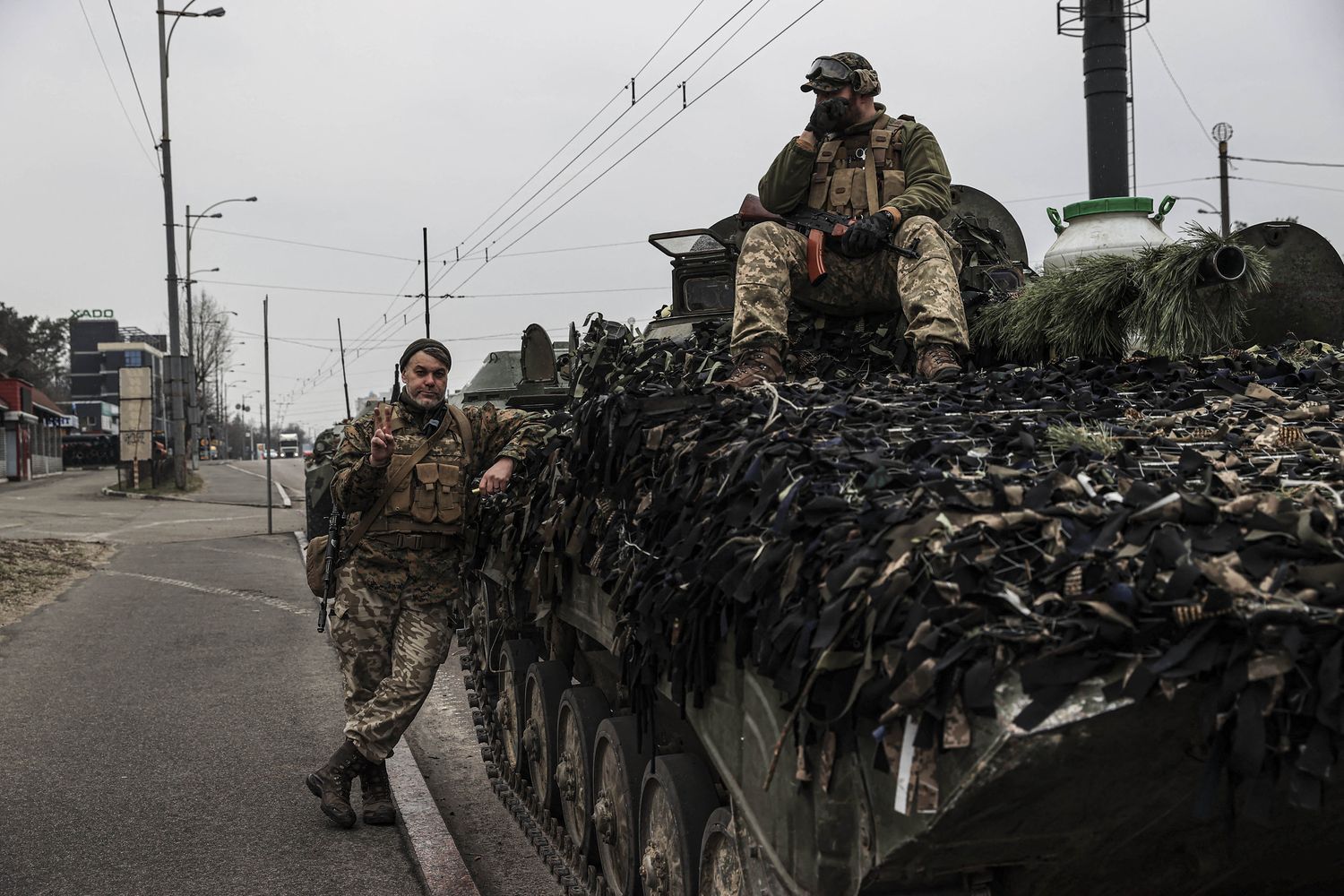 Miliatri ucraini a Kiev&nbsp;
