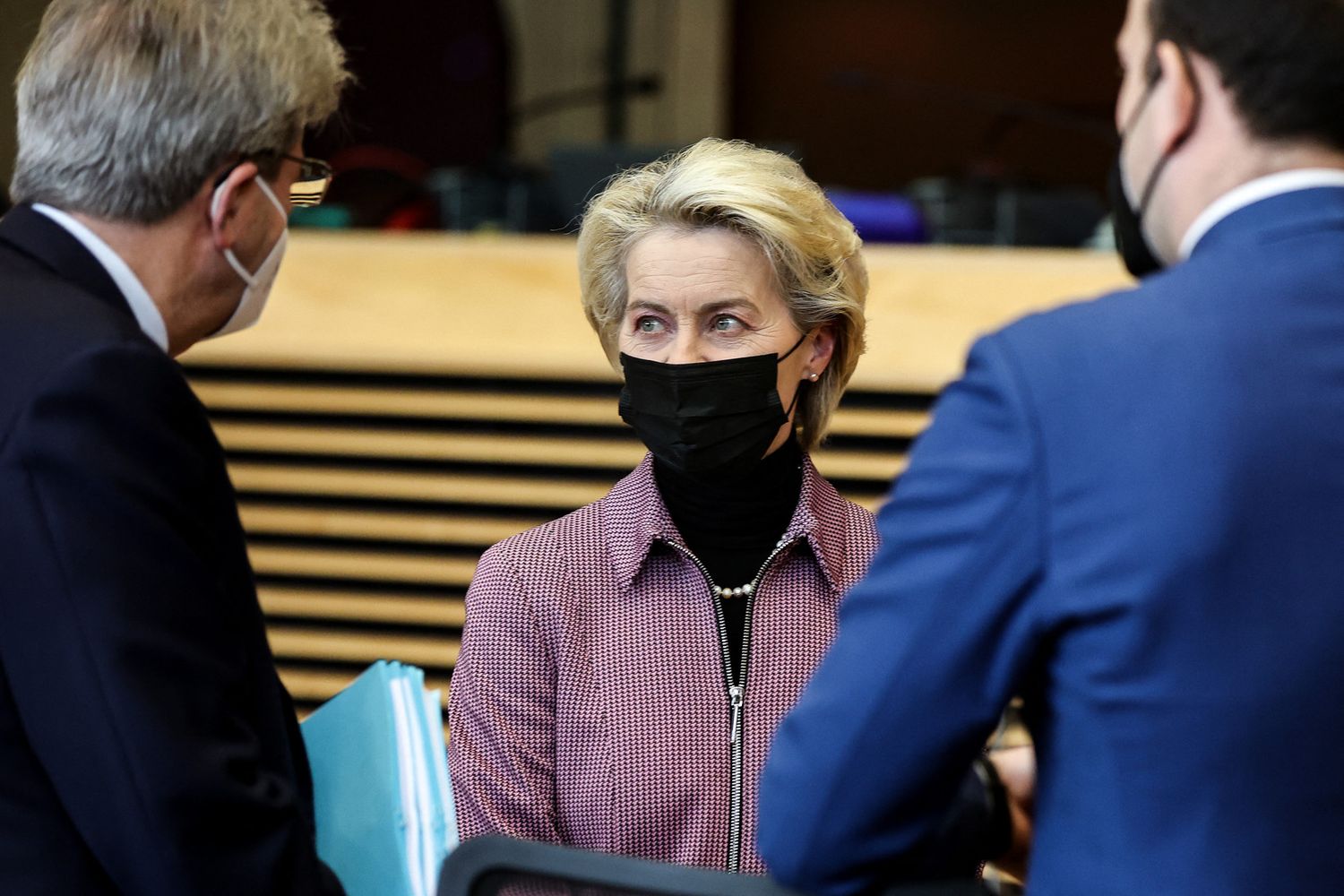 Ursula von der Leyen e Paolo Gentiloni
