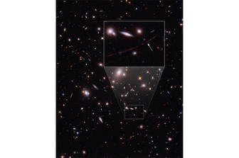 Immagine della stella pi&ugrave; lontana mai vista catturata da Hubble