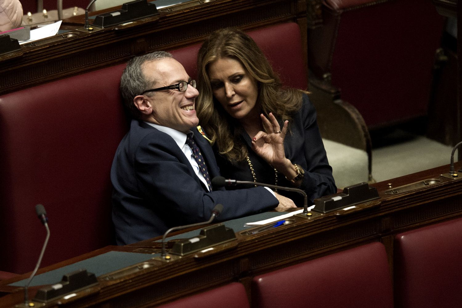 Elio Vito e Daniela Santanch&eacute;