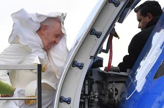 Papa Francesco in partenza per Malta
