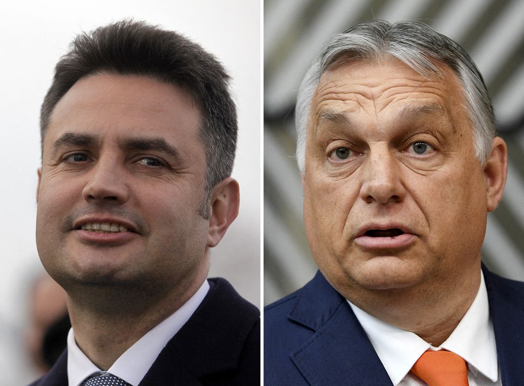 Peter Marki-Zay e Viktor Orban