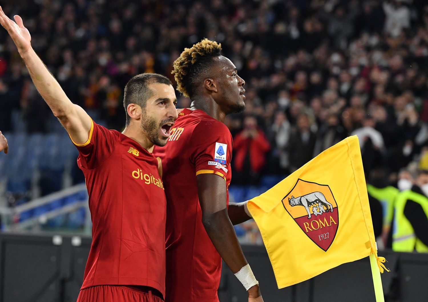 Roma, Mkhitaryan e Abraham