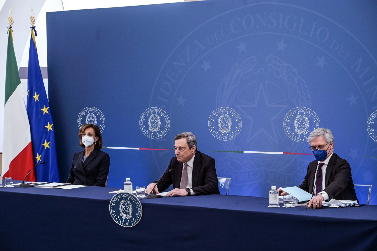 Draghi, Cartabia e Franco