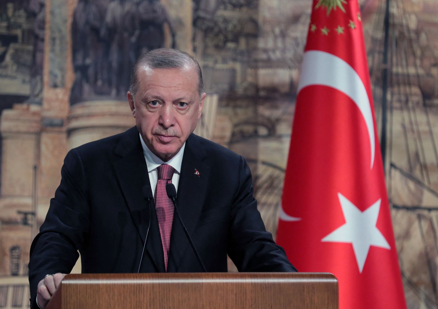 Il presidente turco Recep Tayyip Erdogan &nbsp;