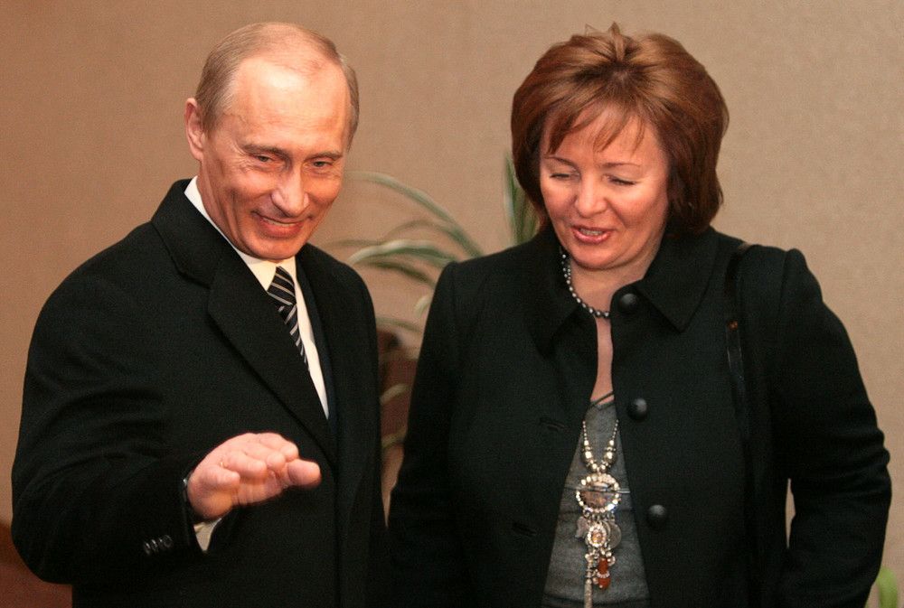 Vladimir Putin e l'ex moglie&nbsp;Lyudmila Shkrebneva