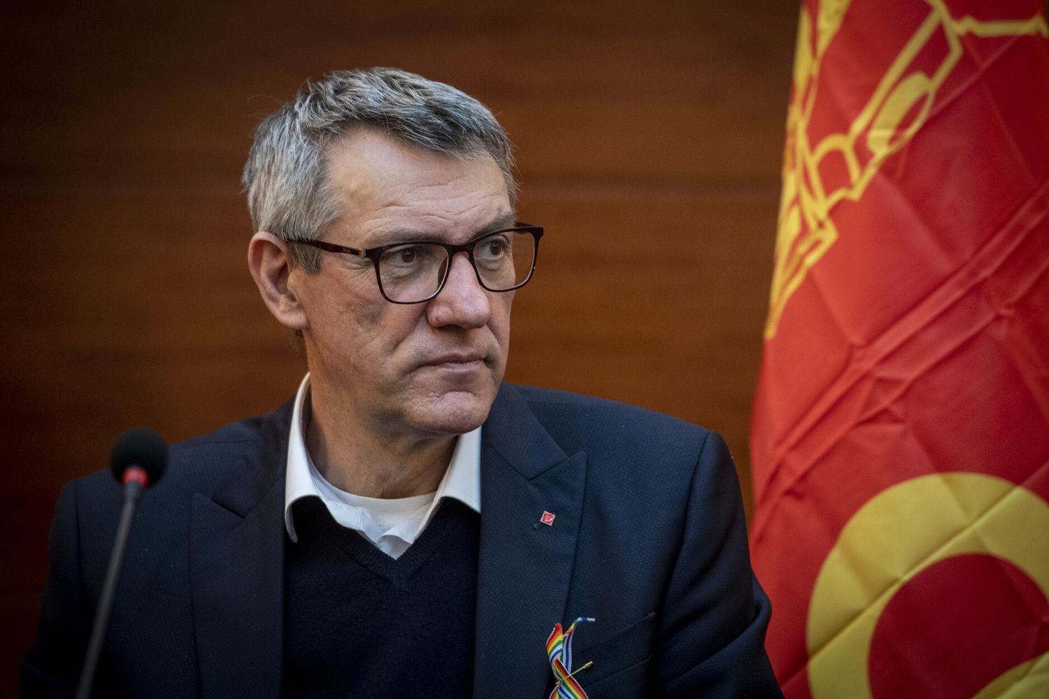 Il segretario della Cgil Maurizio Landini&nbsp;