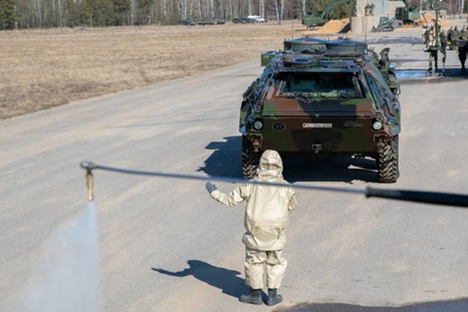 Esercitazione di difesa batteriologica della Nato&nbsp;