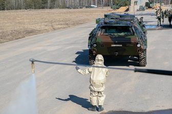 Esercitazione di difesa batteriologica della Nato&nbsp;