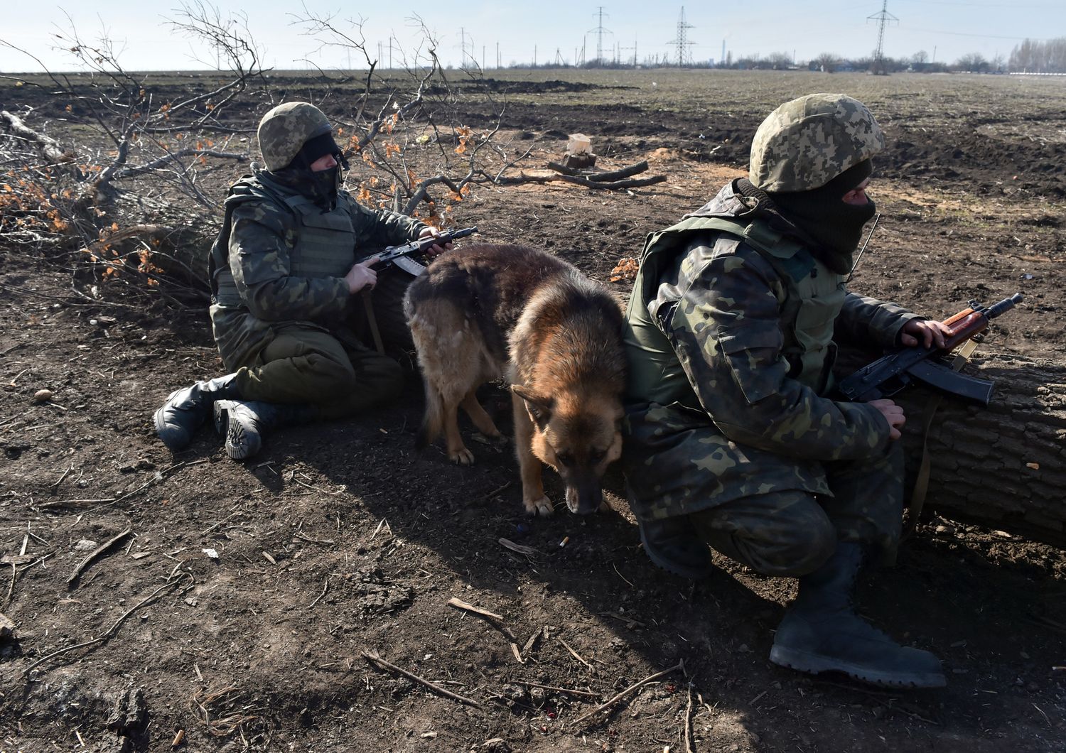 Una posizione dell'esercito ucraino a Kurakhove