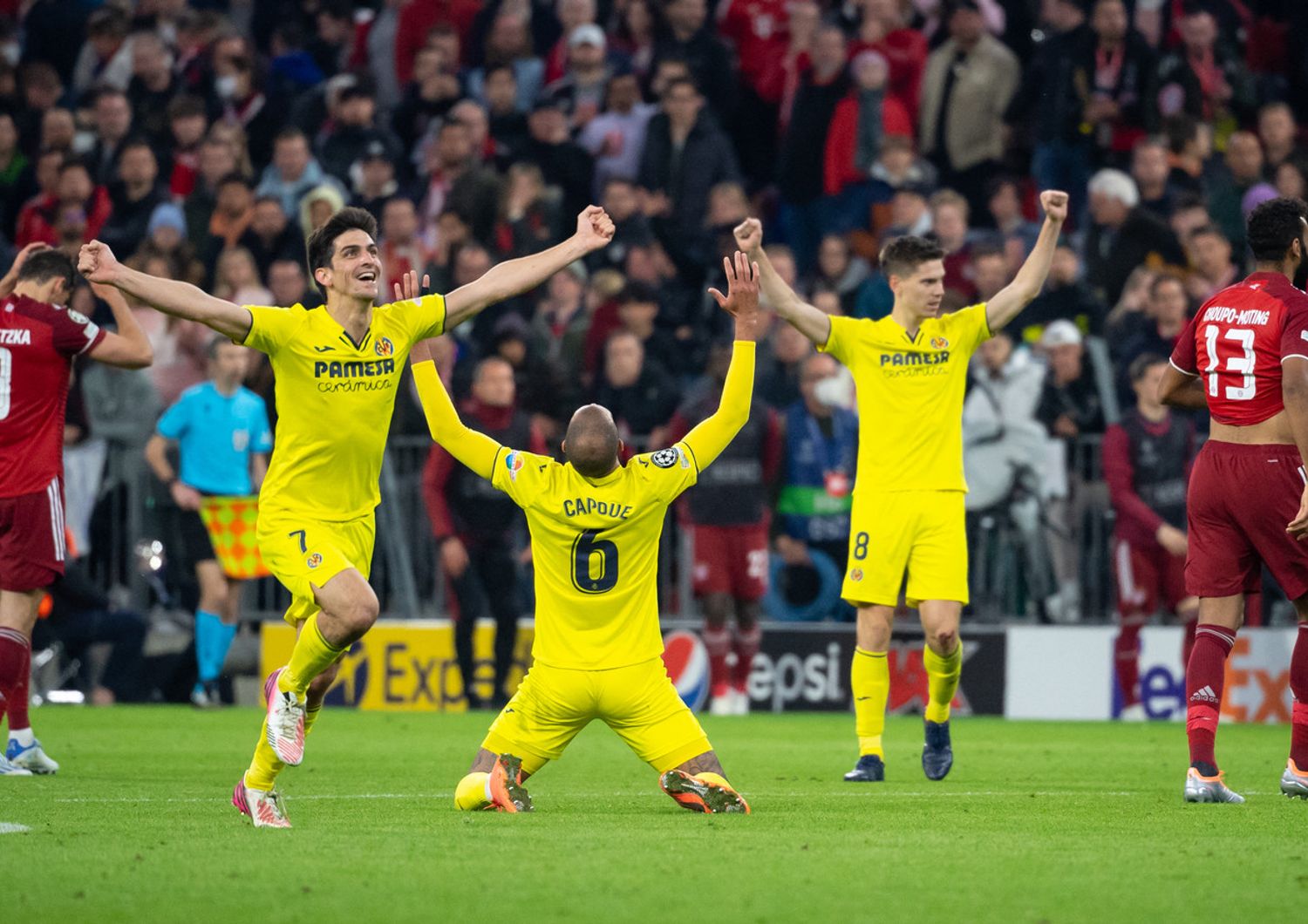 Il Villarreal pareggia all&rsquo;88 ed elimina il Bayern