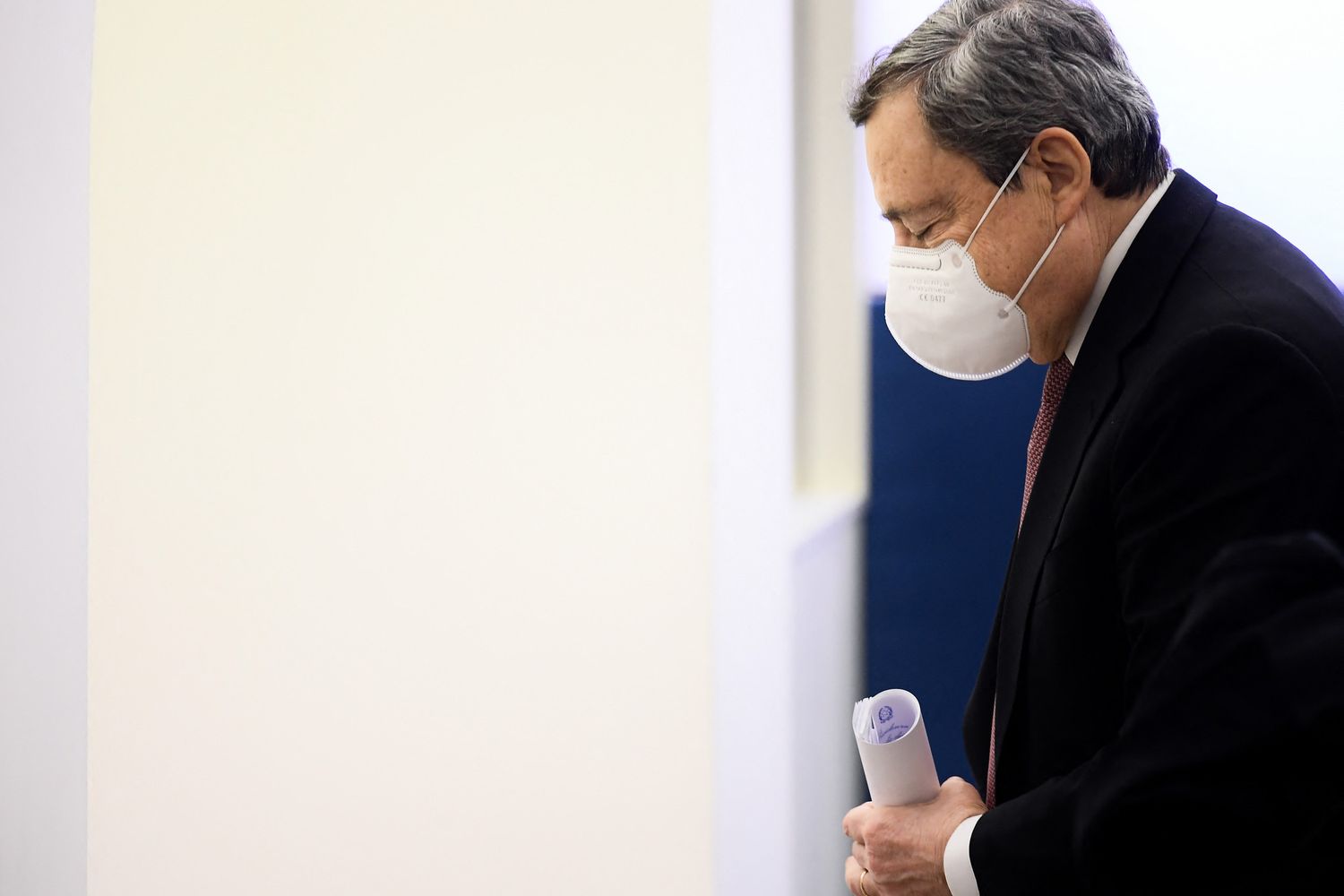 Il presidente del Consiglio, Mario Draghi