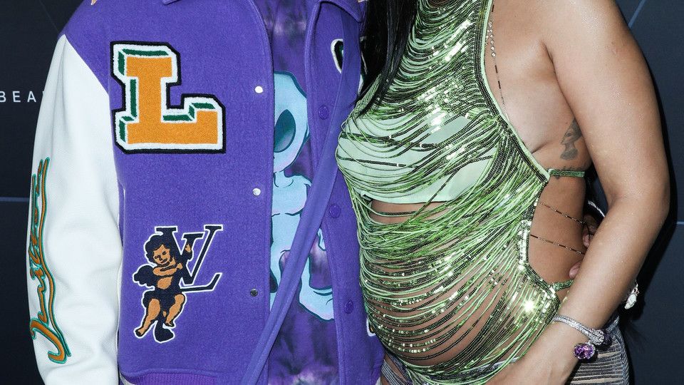 Rihanna e A$AP Rocky alla Fenty Beauty And Fenty Skin Celebration&nbsp;