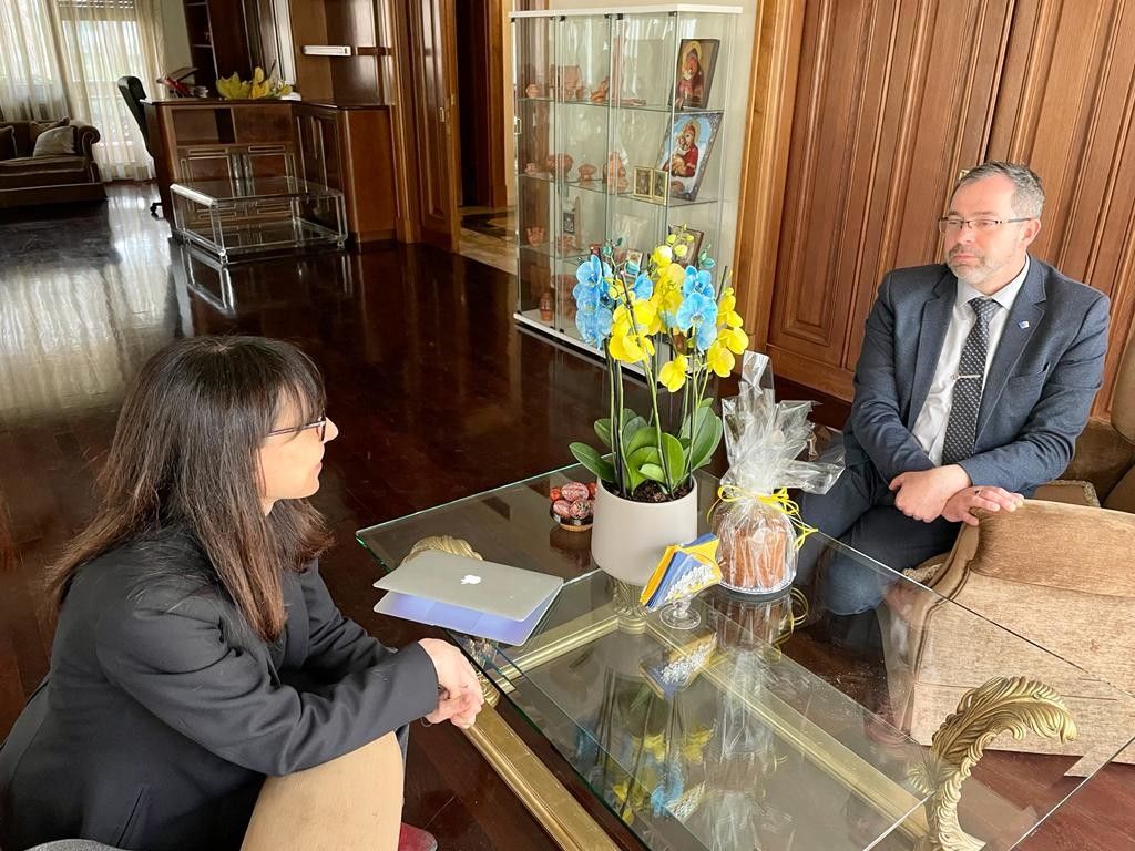 L'ambasciatore Ucraino presso la Santa Sede&nbsp;Andrii Yurash