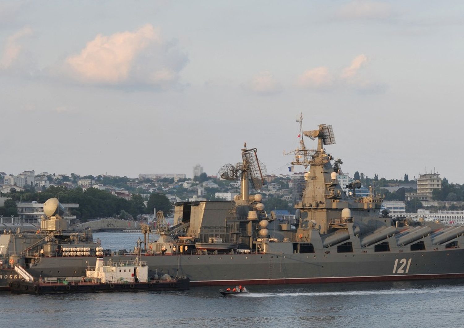 La nave russa Moskva&nbsp;