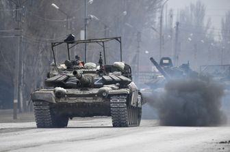 Un carro armato russo&nbsp;