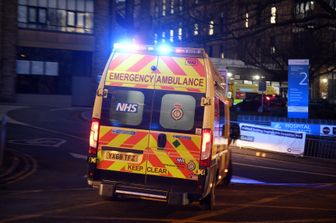 Un'ambulanza a Londra