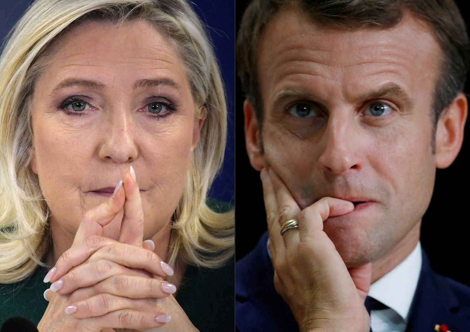 Le Pen, Macron