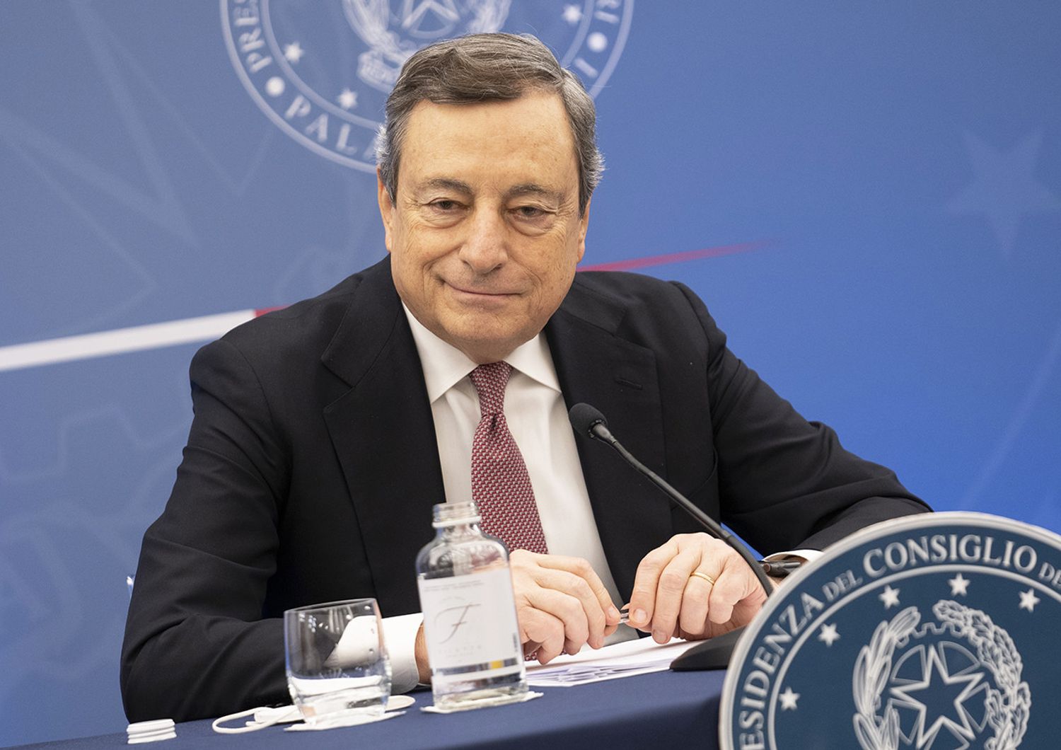 &nbsp;Il premier Mario Draghi