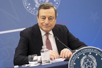 &nbsp;Il premier Mario Draghi