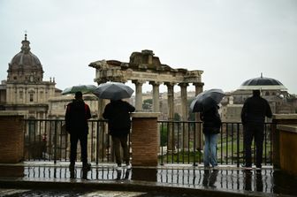 Pioggia a Roma&nbsp;