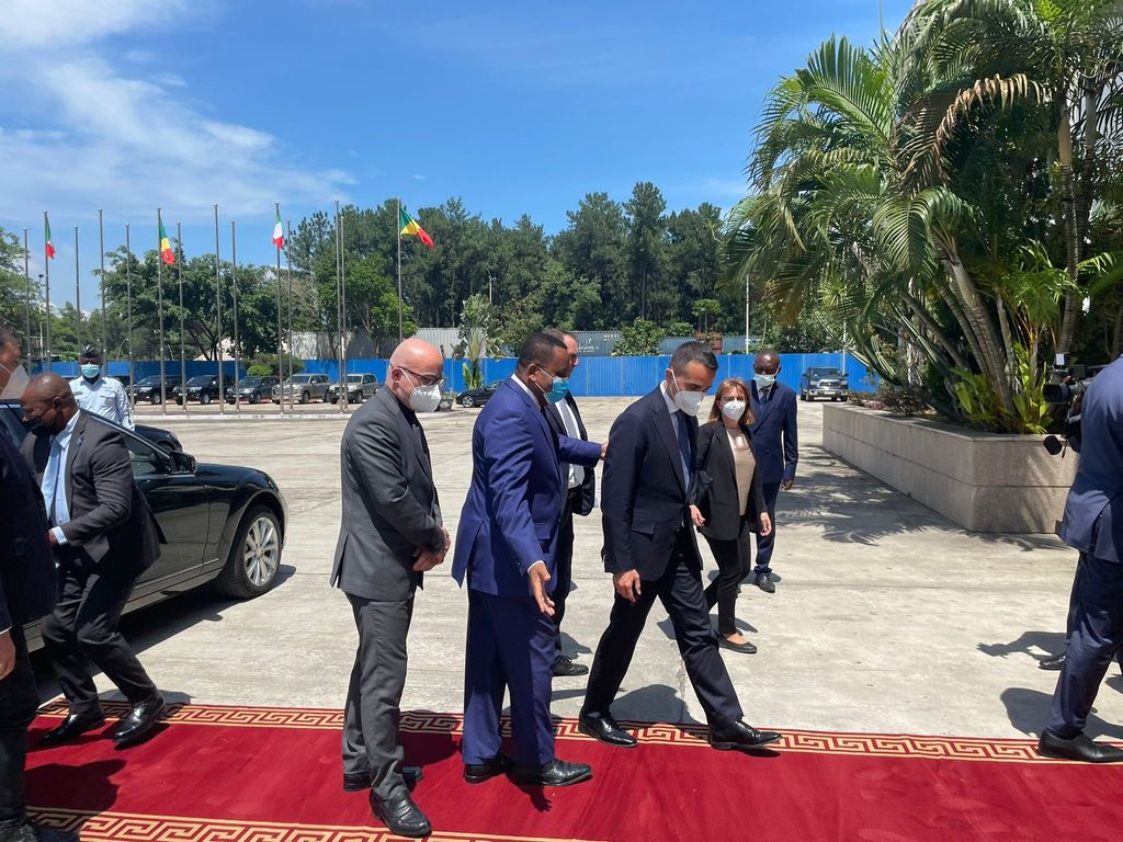 La delegazione italiana in Congo