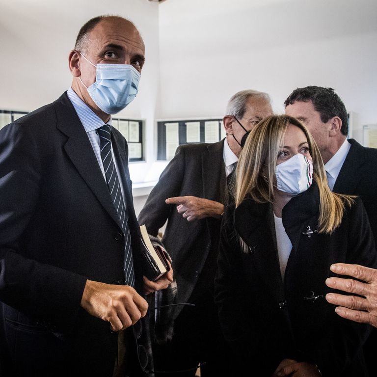 Enrico Letta e Giorgia Meloni