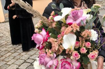 Il bouquet di nozze di Grazia Deledda riprodotto dal floricoltore nuorese Giuseppe Flore
