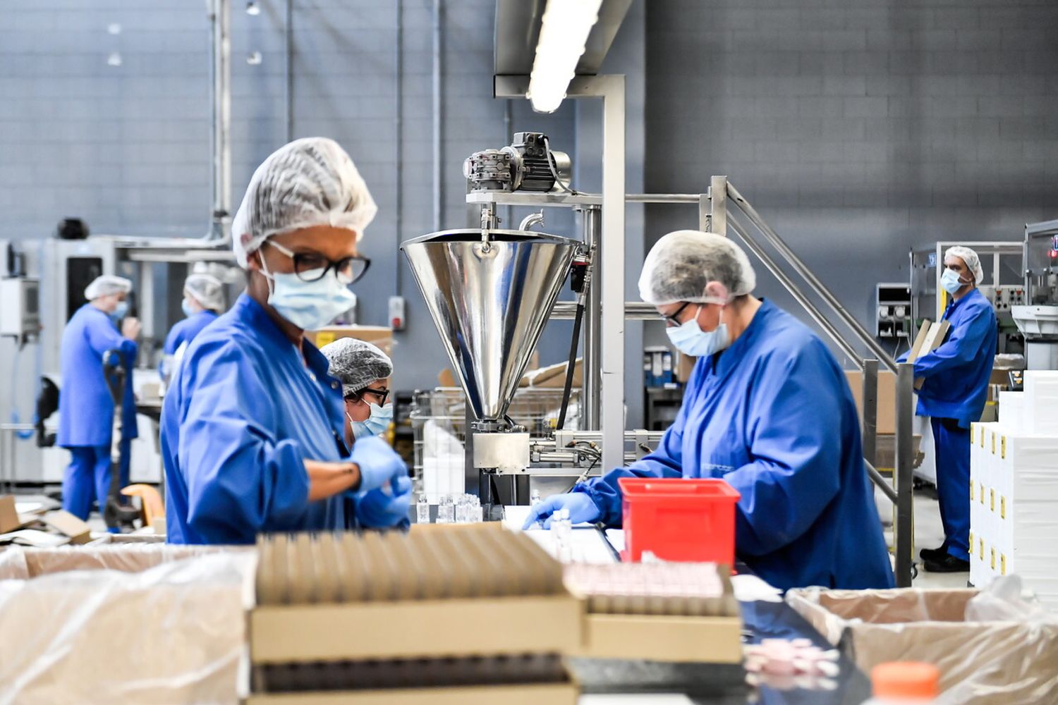 Un'industria di cosmetici