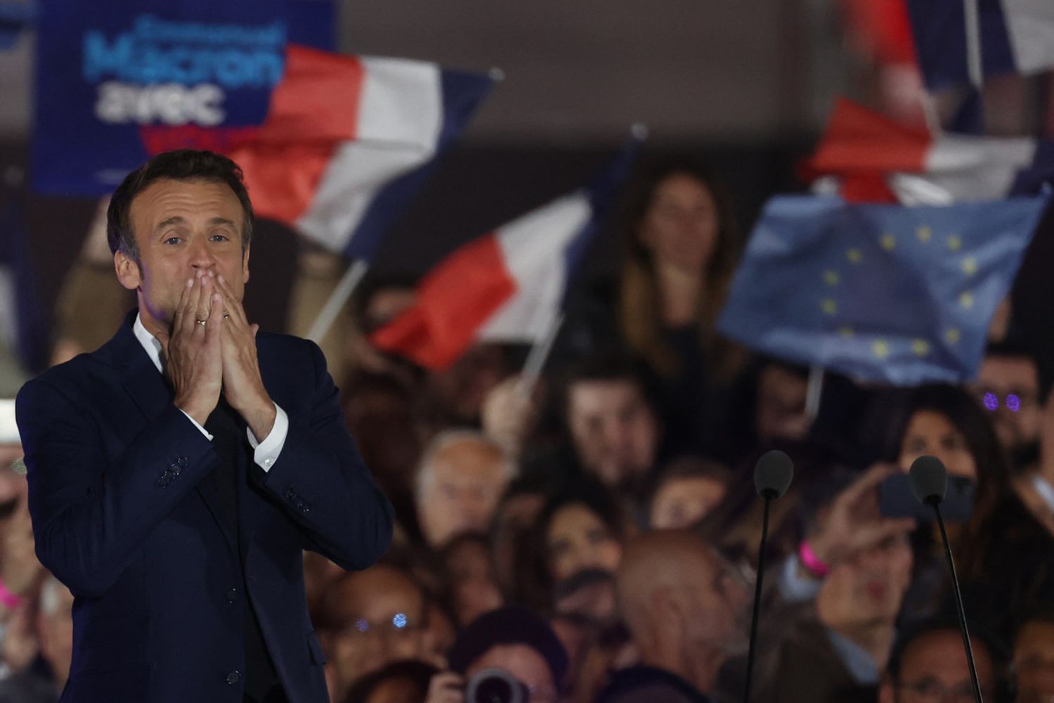 Il presidente Emmanuel Macron&nbsp;