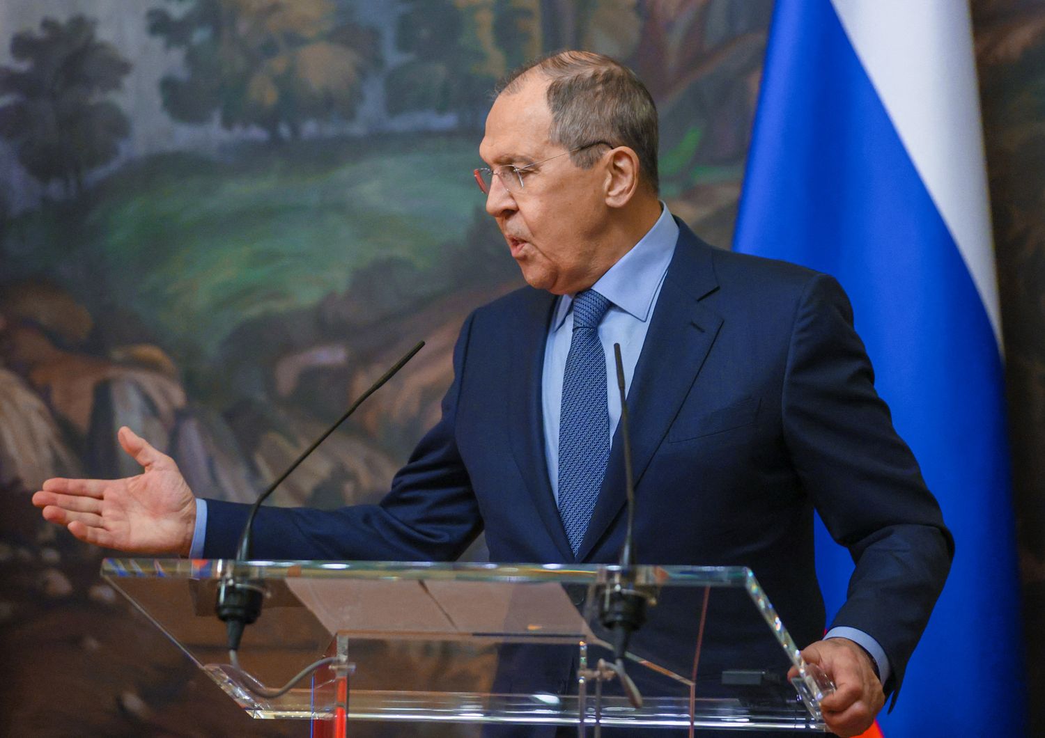 Il ministro degli Esteri russo, Lavrov