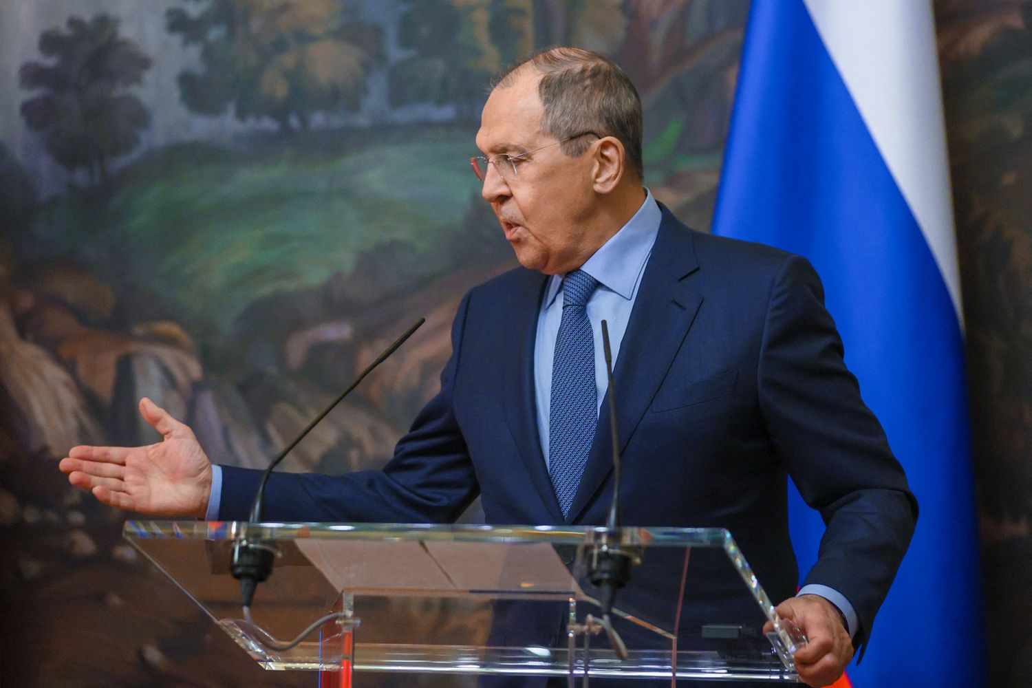 Il ministro degli Esteri russo, Lavrov