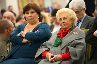 Assunta Almirante con la figlia, Giuliana de' Medici