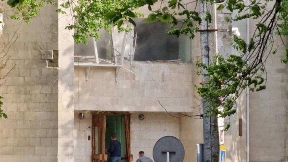 L'ufficio della sicurezza colpito in Transnistria