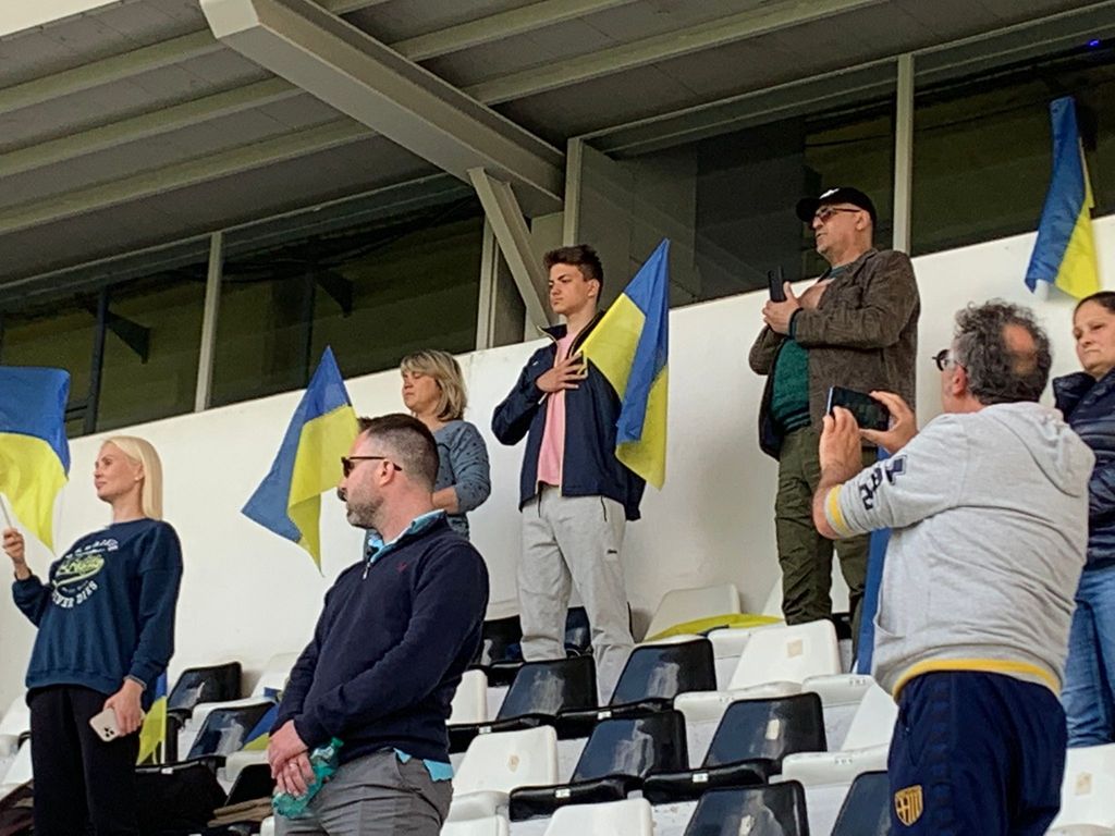 Lo stadio di Siena per la partita Under 17 Italia - Ucraina&nbsp;