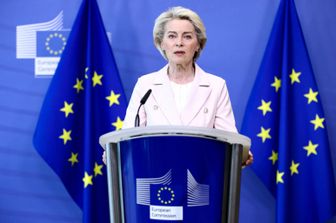 La presidente della Commissione europea Ursula von der Leyen&nbsp;