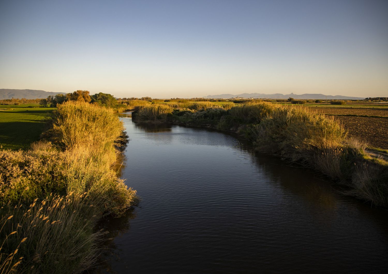 Il fiume Tirso in Sardegna