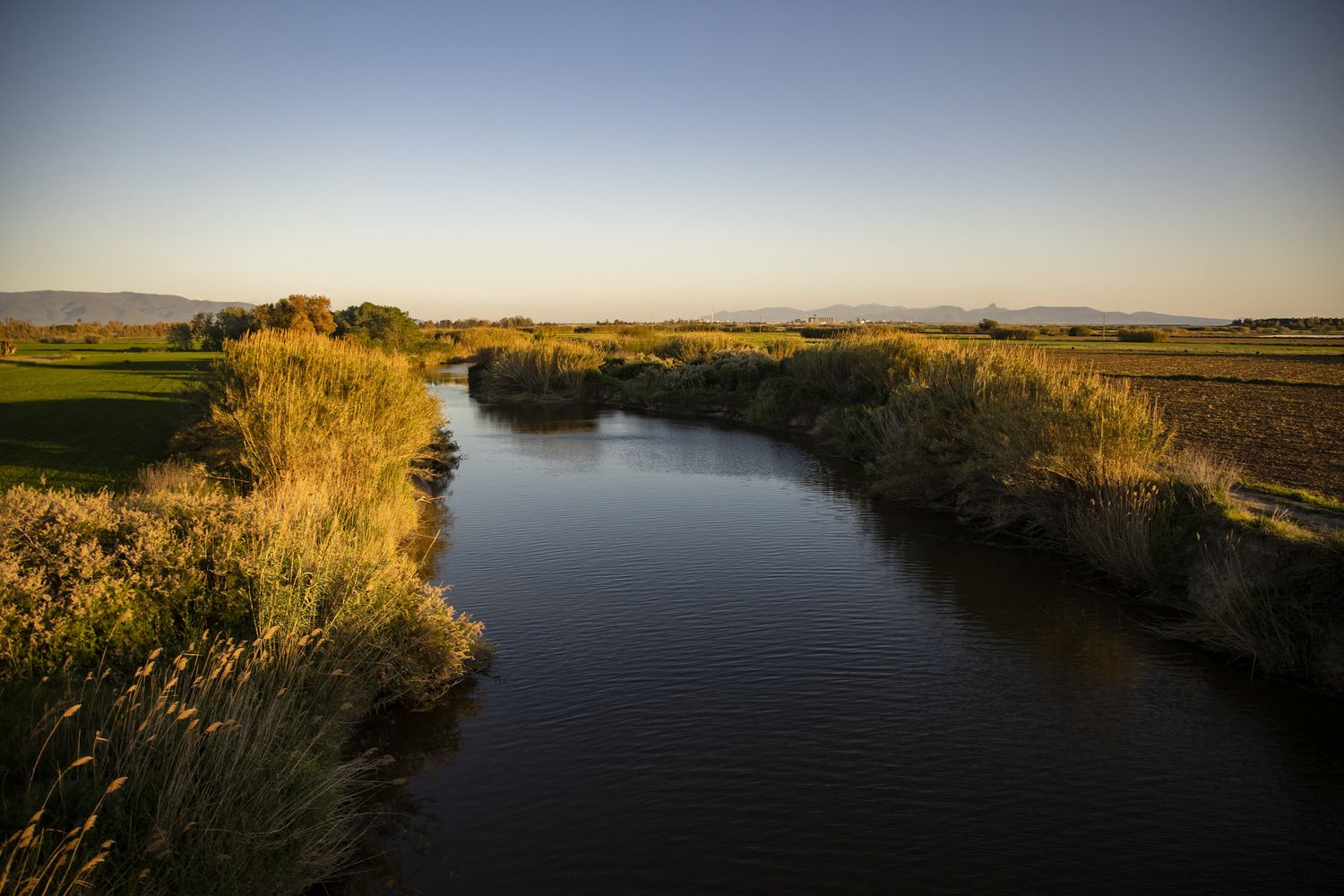 Il fiume Tirso in Sardegna