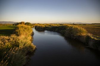 Il fiume Tirso in Sardegna