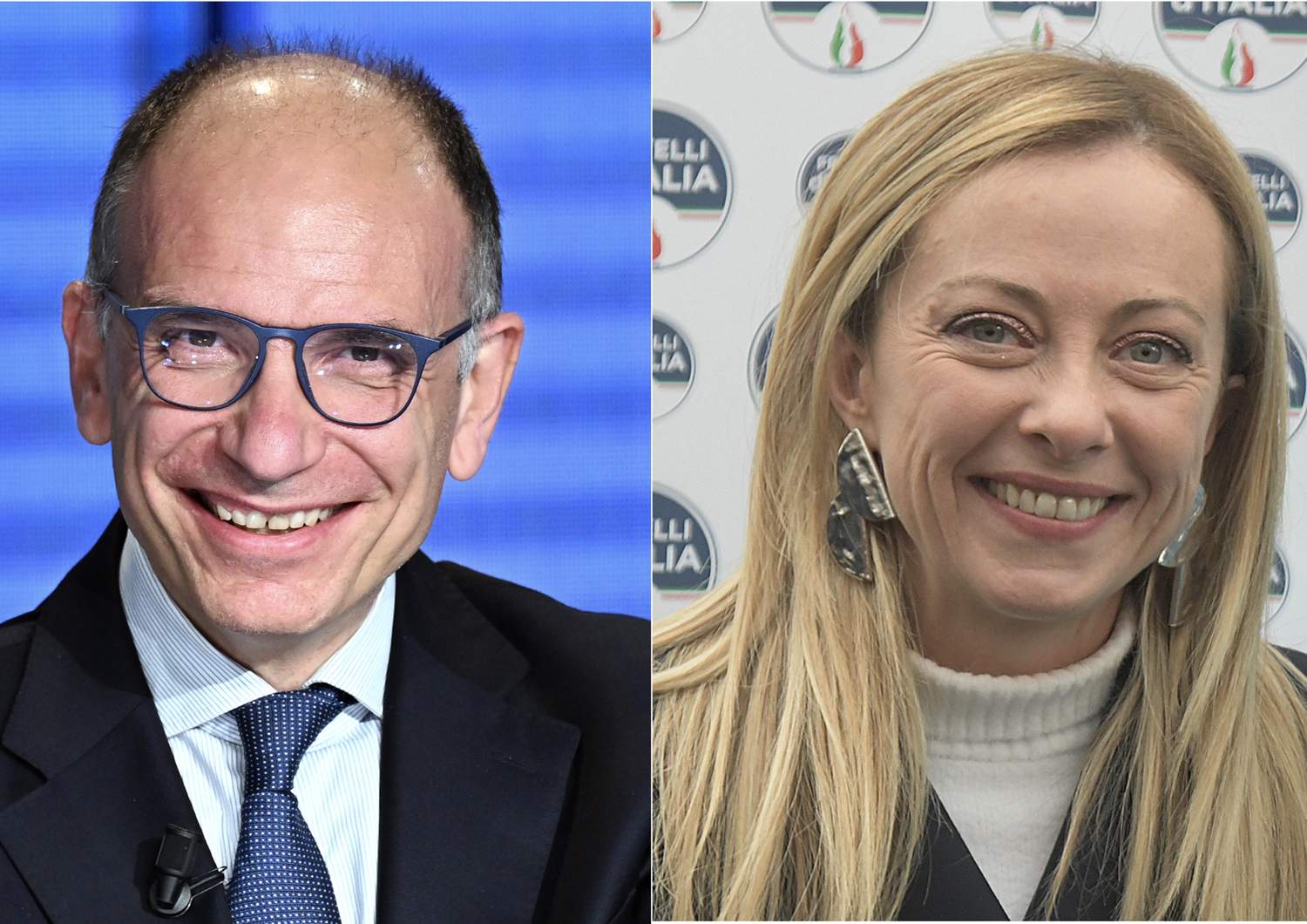 Enrico Letta e Giorgia Meloni