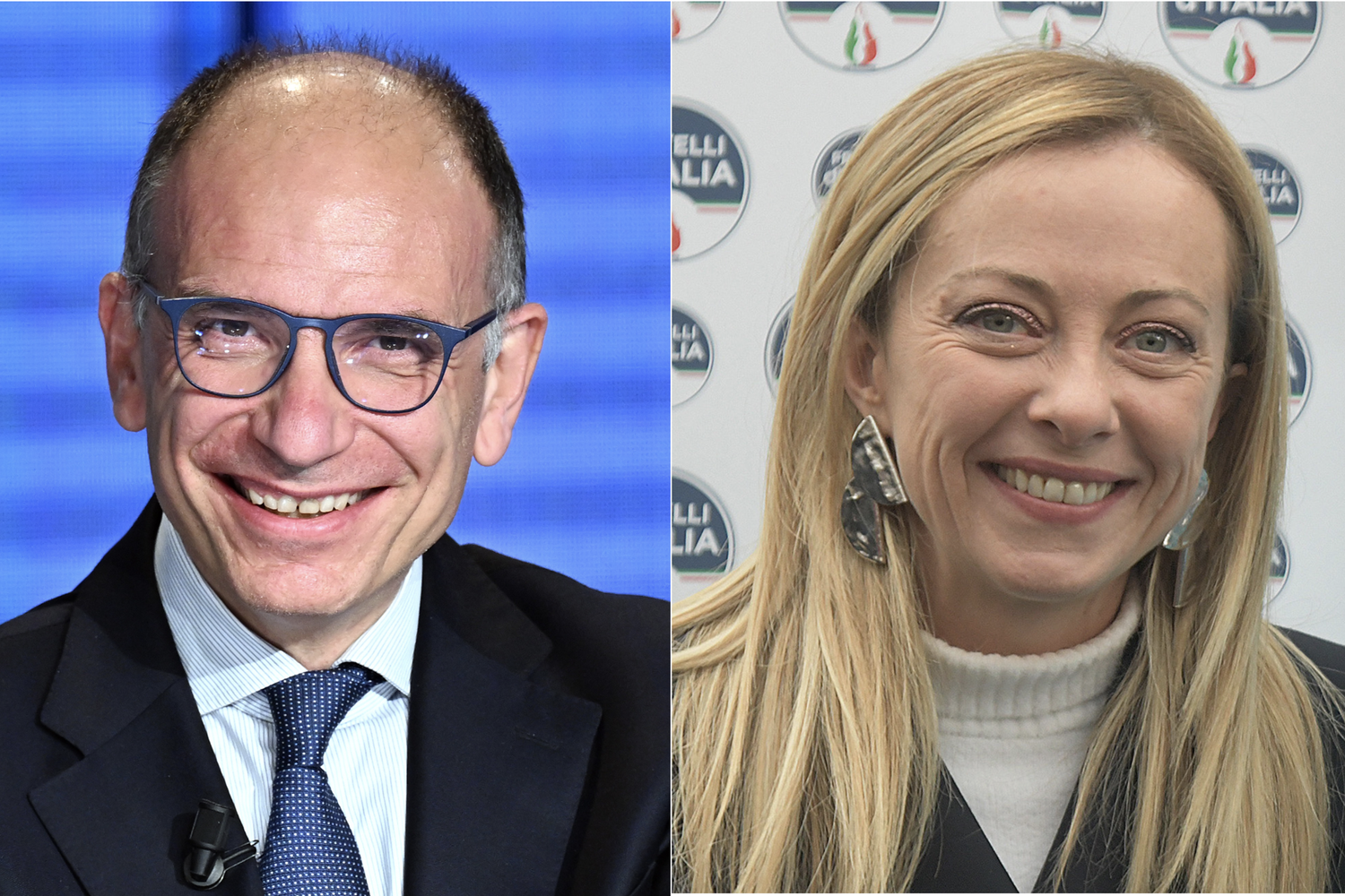 Enrico Letta e Giorgia Meloni