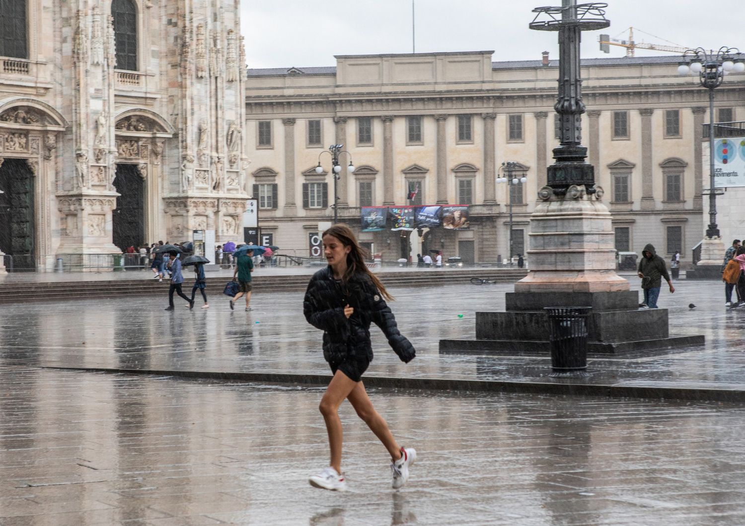 Pioggia a Milano&nbsp;